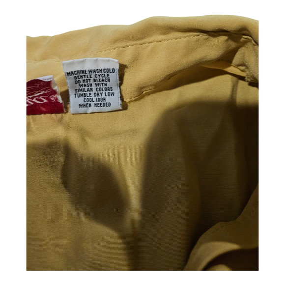 Joanna 1X Yellow Button Up Shirt - Picture 3 of 7